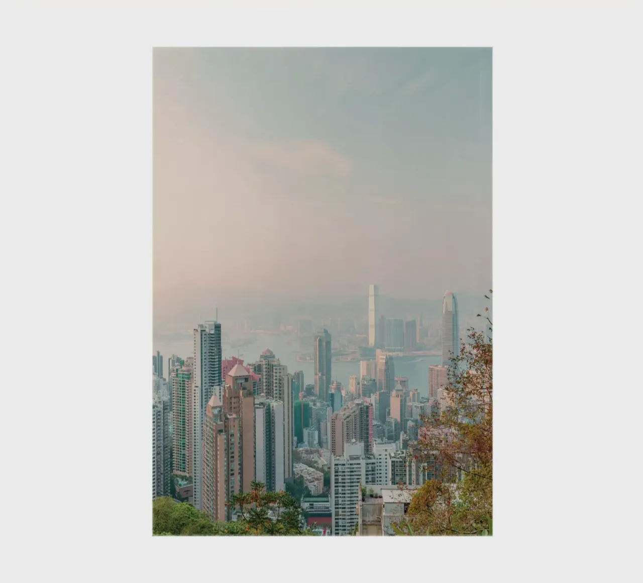 Vue de Hongkong carnet de notes de thetraveller