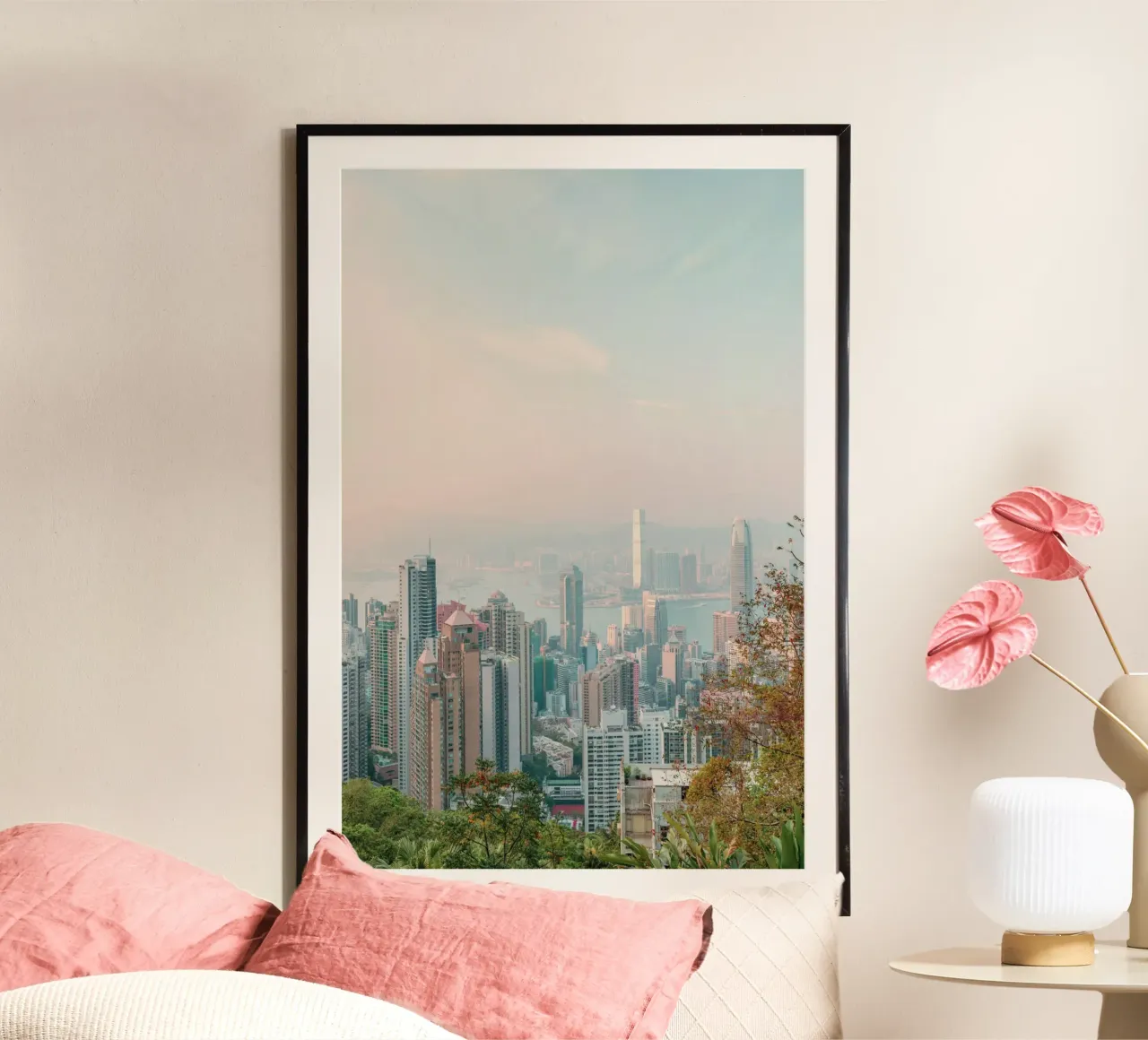 Vue de Hongkong hahnemühle de thetraveller