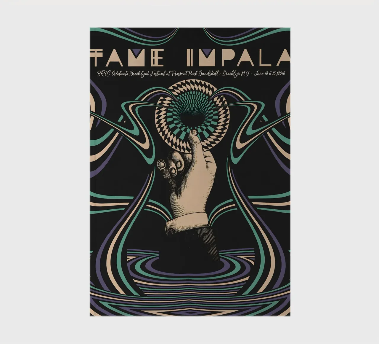 JIAOR Classic Music Poster Tame Impala Canvas notebook by DGUnder