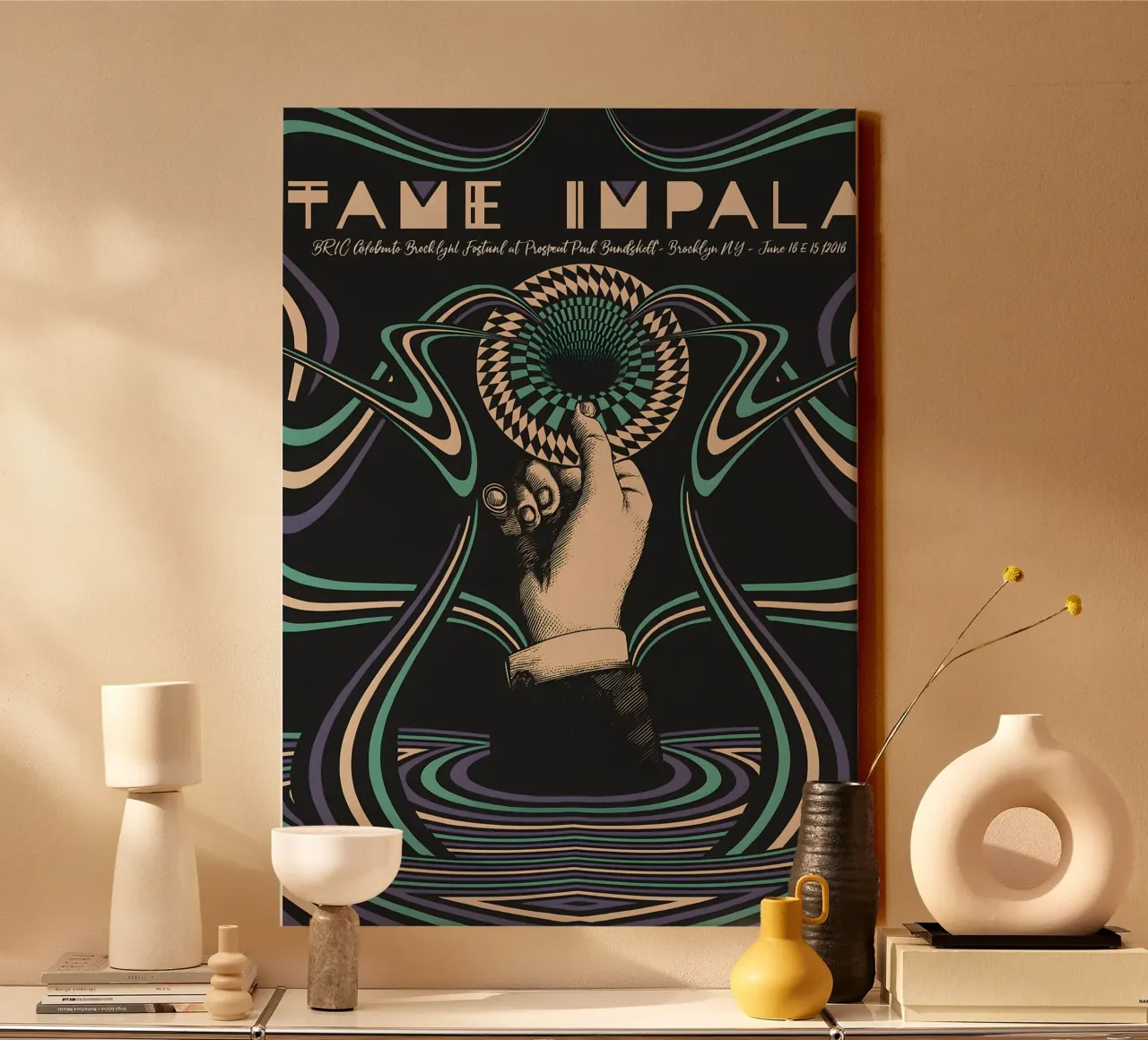 JIAOR Classic Music Poster Tame Impala Canvas canvas by DGUnder