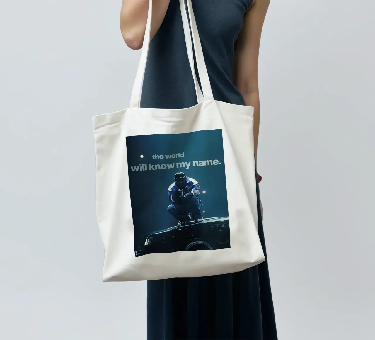 Kendrick Lamar tote bag by Musadad Shop