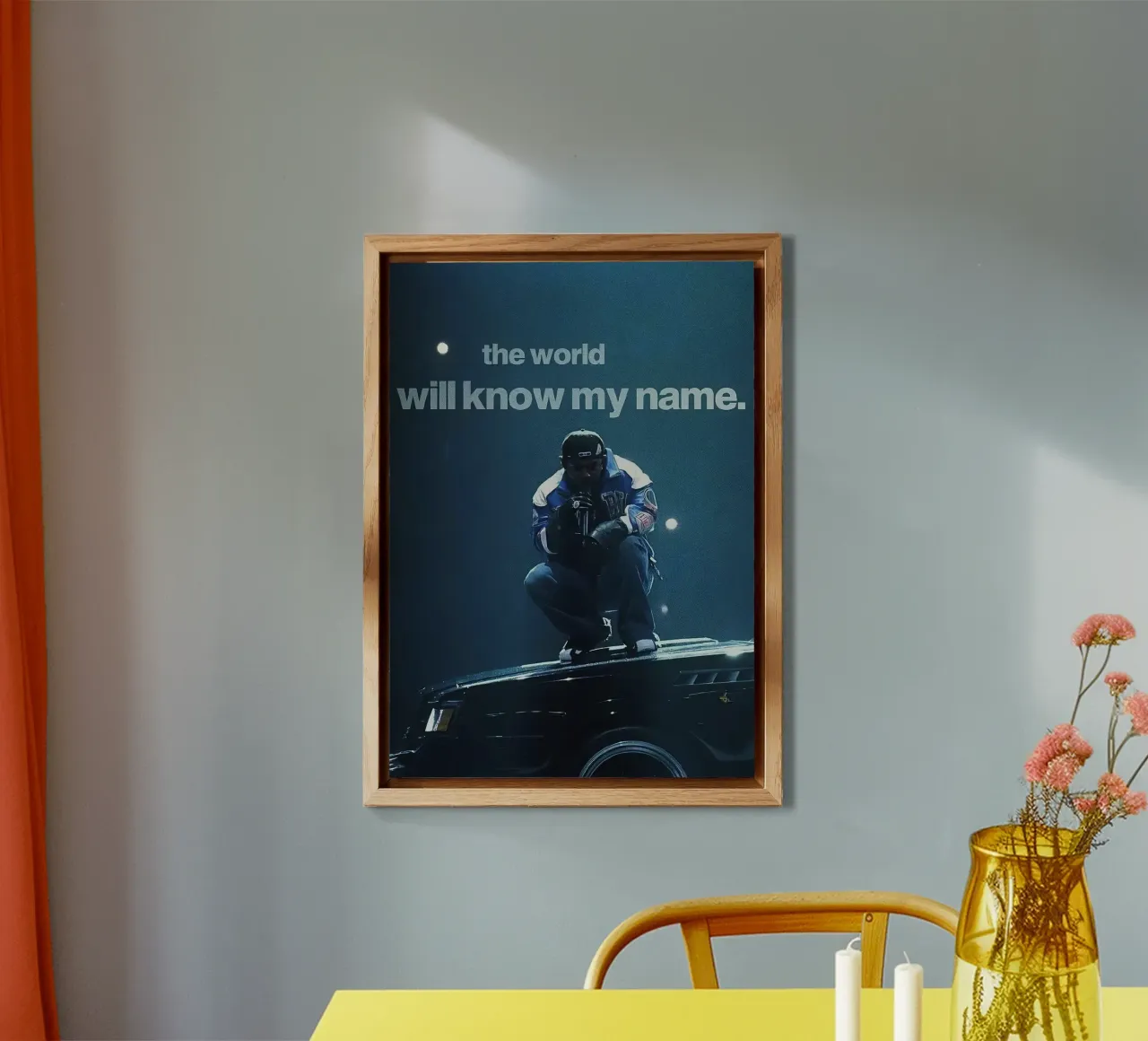 Kendrick Lamar alluminio dibond da Musadad Shop