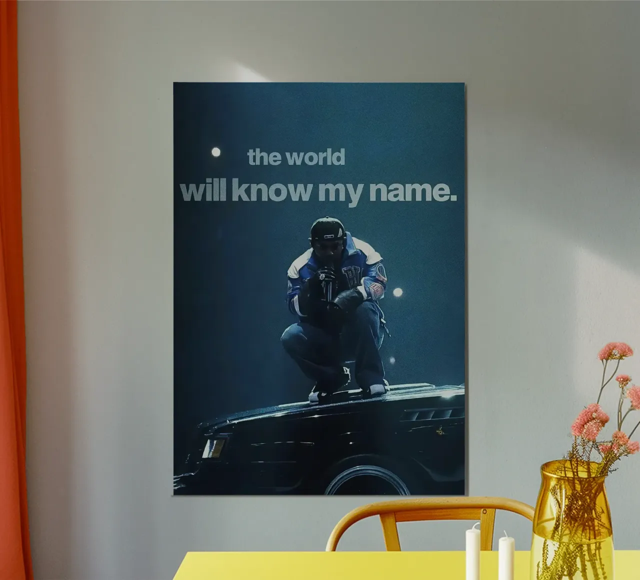 Kendrick Lamar alluminio dibond da Musadad Shop
