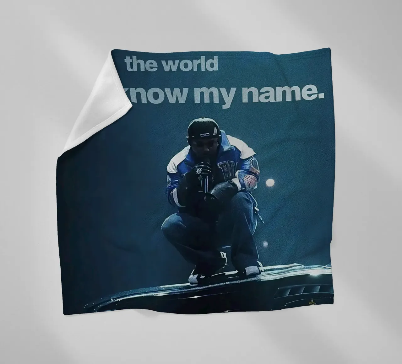 Kendrick Lamar coperta in pile da Musadad Shop