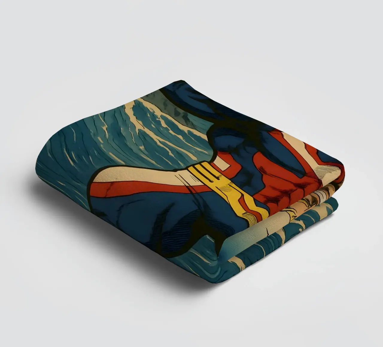 Vintage All Might japan Art asciugamano da bagno da KakiHanryJP