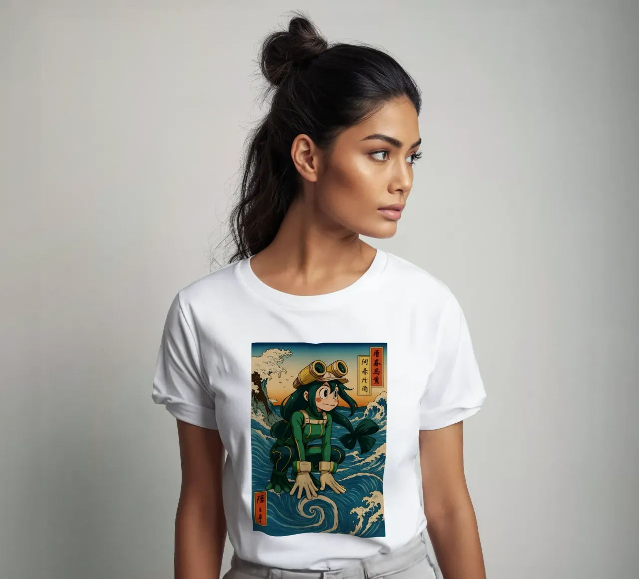 Vintage Asui Tsuyu Japan Art t-shirt da KakiHanryJP