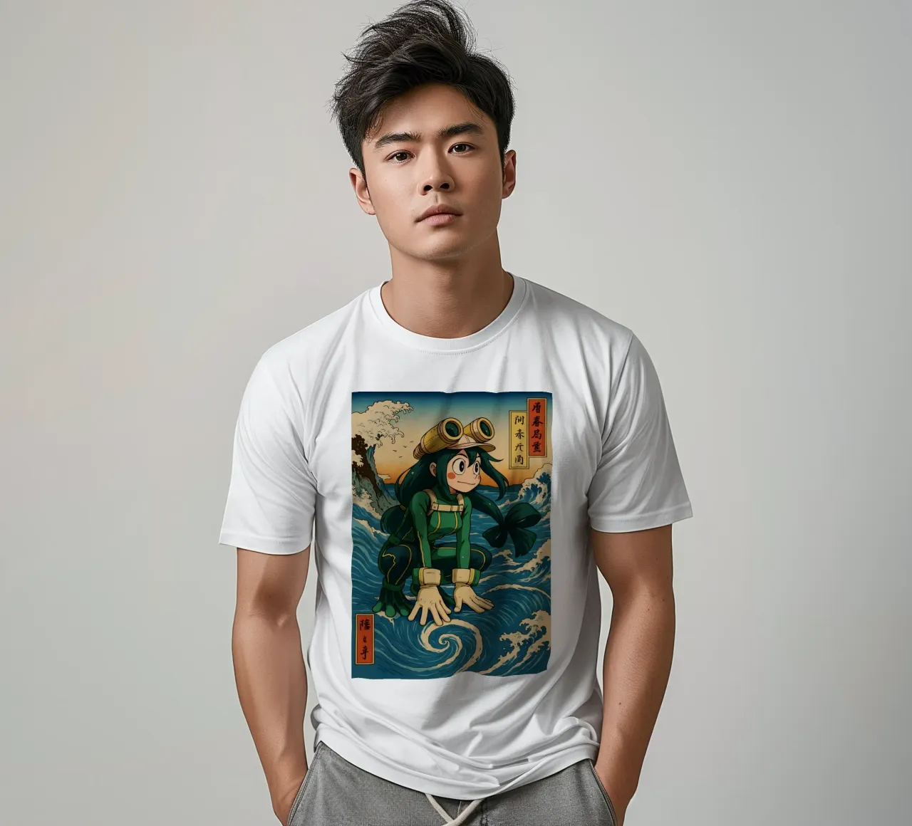 Vintage Asui Tsuyu Japan Art t-shirt da KakiHanryJP