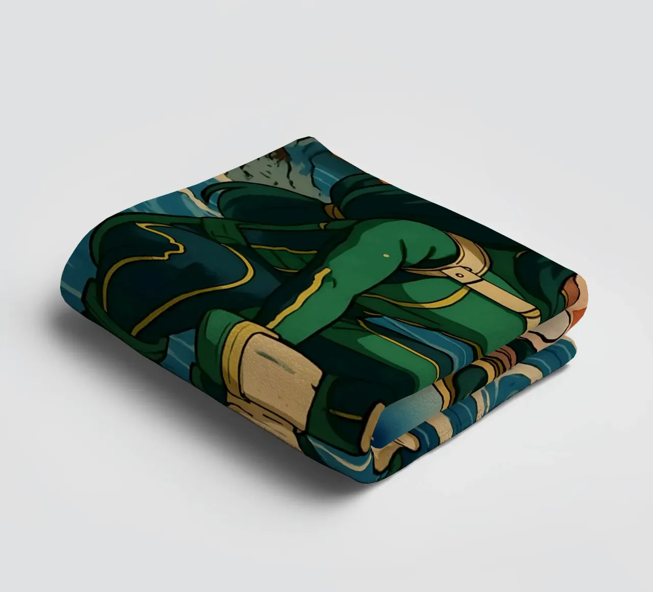 Vintage Asui Tsuyu Japan Art asciugamano da bagno da KakiHanryJP