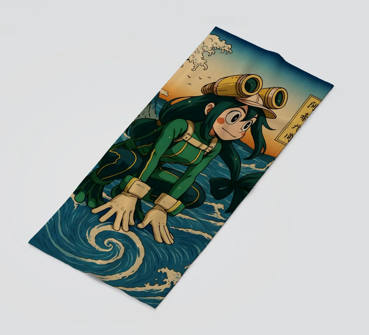 Vintage Asui Tsuyu Japan Art telo mare da KakiHanryJP