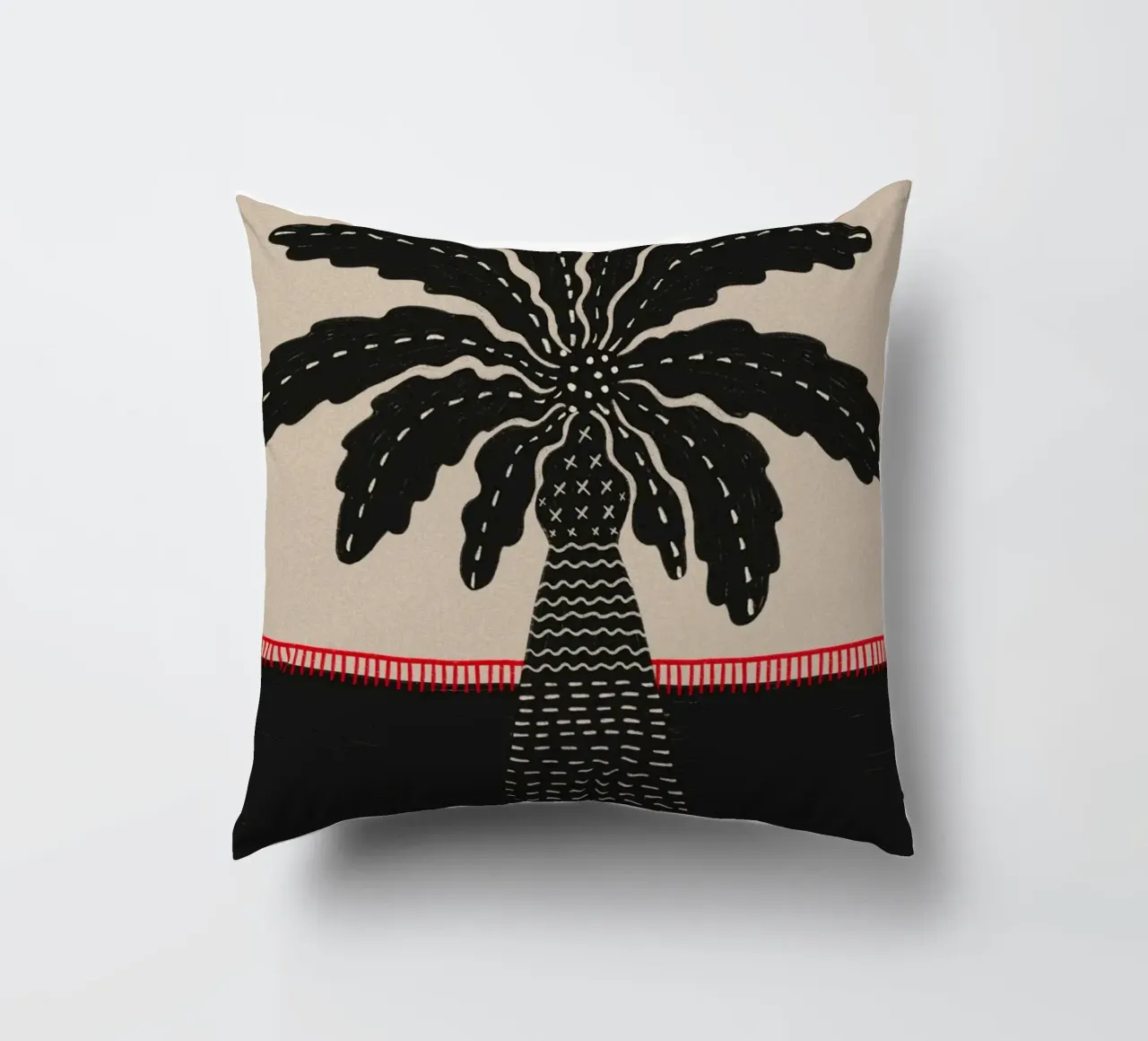Palm over dried lava cuscino da Be Mart