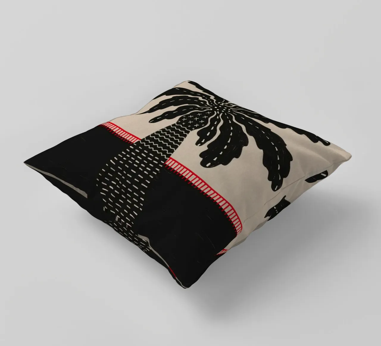Palm over dried lava cuscino da Be Mart
