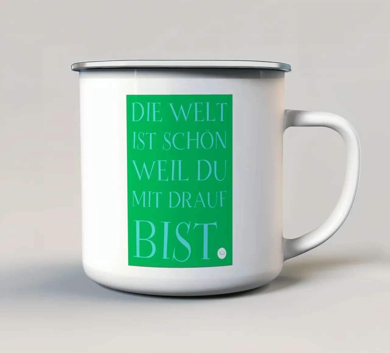 Die Welt ist schön... tazza in smalto da Ohkimiko