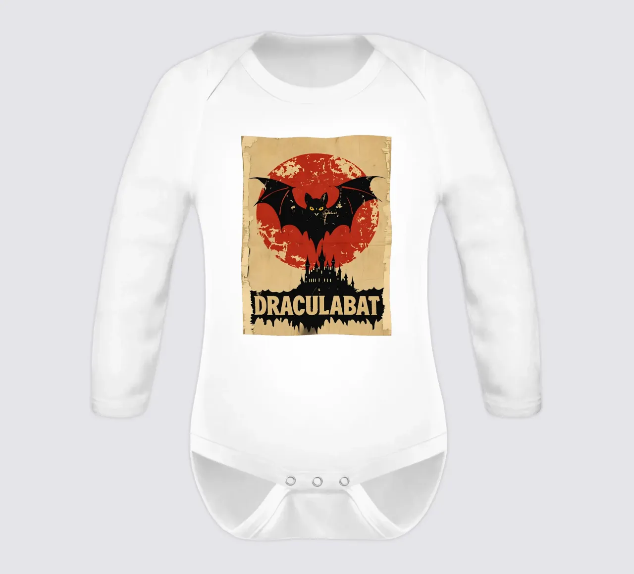 Draculabat vintage poster body manches longues de 🥝 KIWI STORE