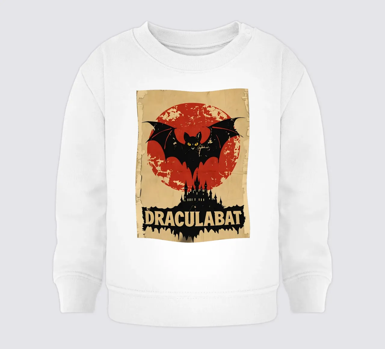 Poster d'epoca di Draculabat felpa neonato da 🥝 KIWI STORE
