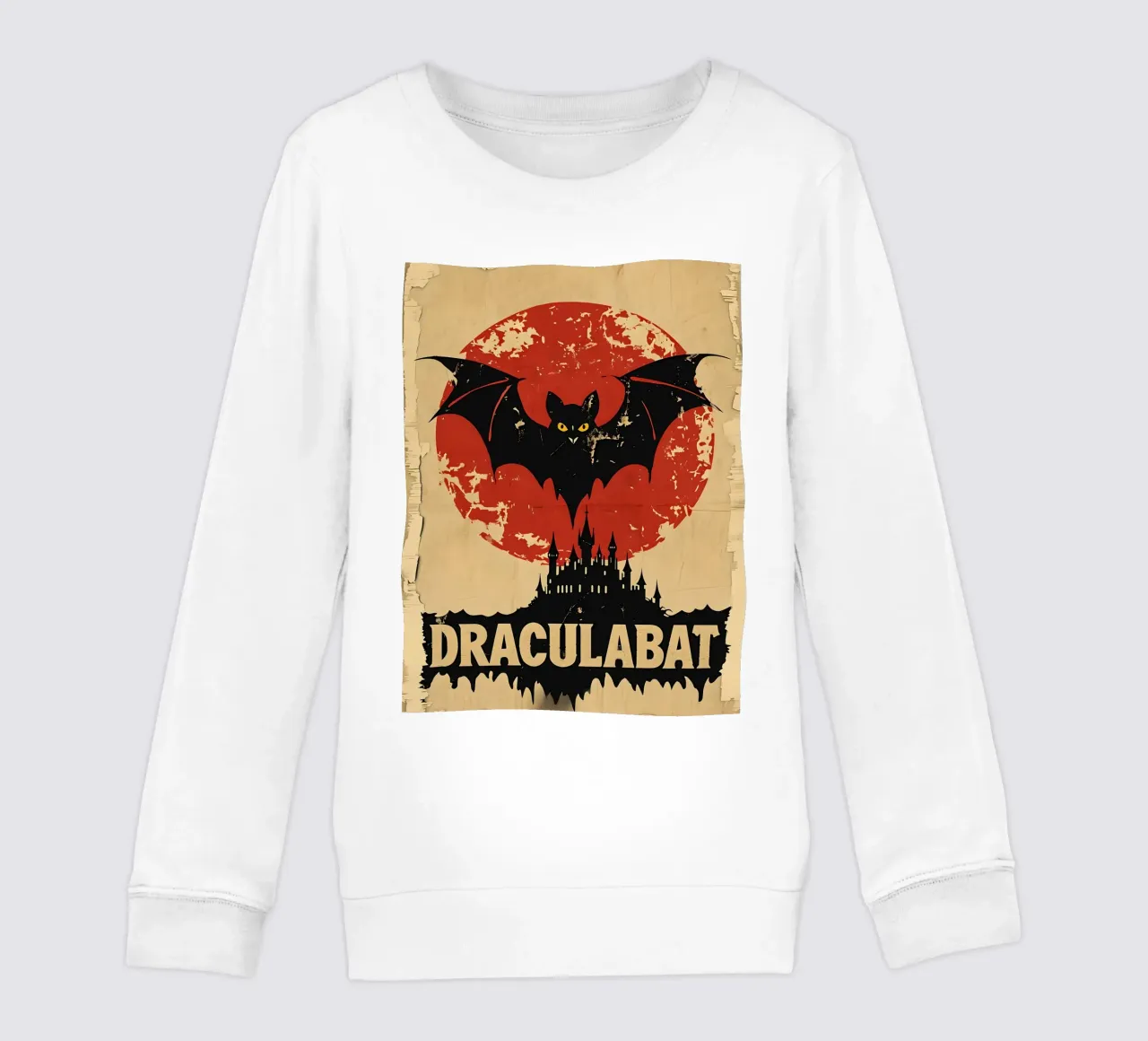 Poster d'epoca di Draculabat felpa bambino da 🥝 KIWI STORE