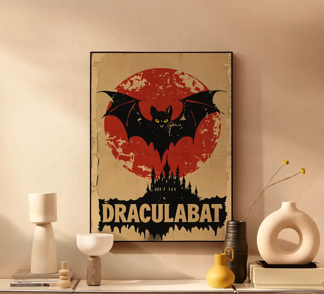 Poster d'epoca di Draculabat plexiglass da 🥝 KIWI STORE
