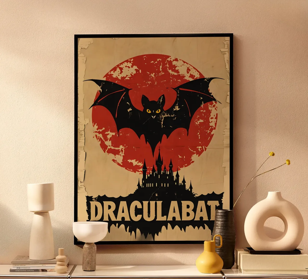 Poster d'epoca di Draculabat carta hahnemühle da 🥝 KIWI STORE