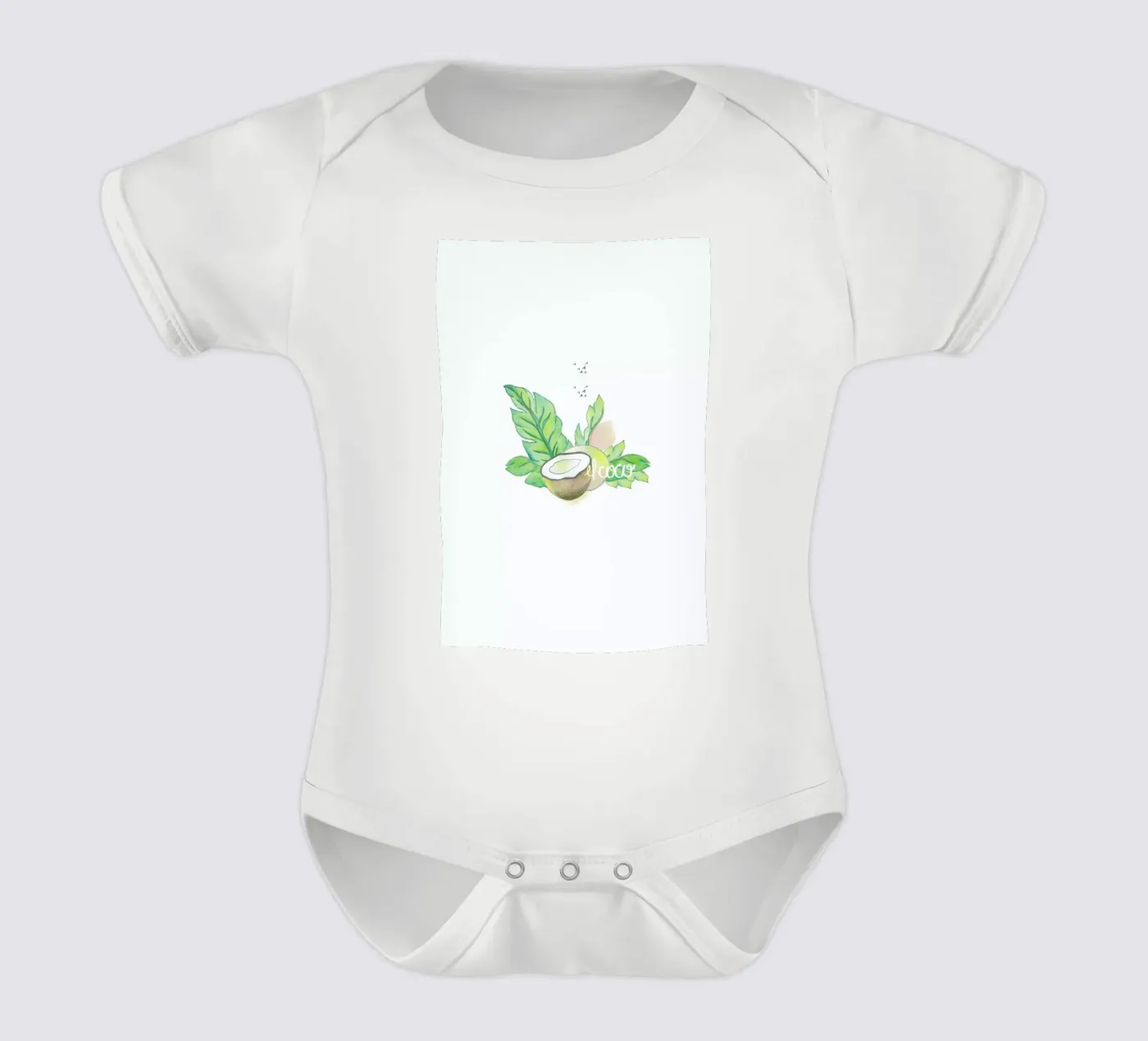 El Coco body neonato maniche corte da Sandra De Leon