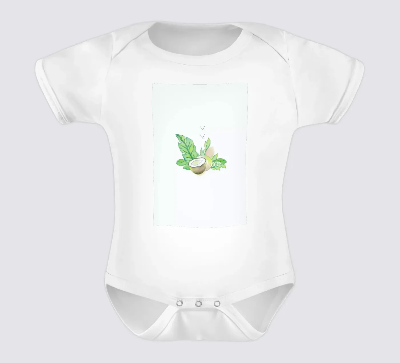 El Coco body neonato maniche corte da Sandra De Leon