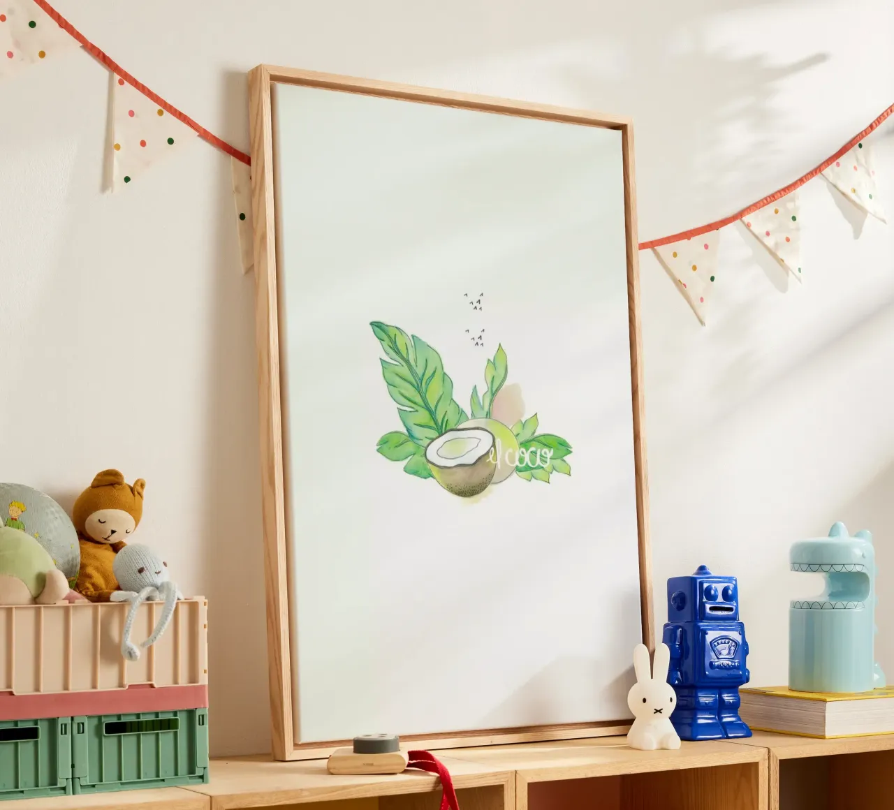 El Coco canvas van Sandra De Leon