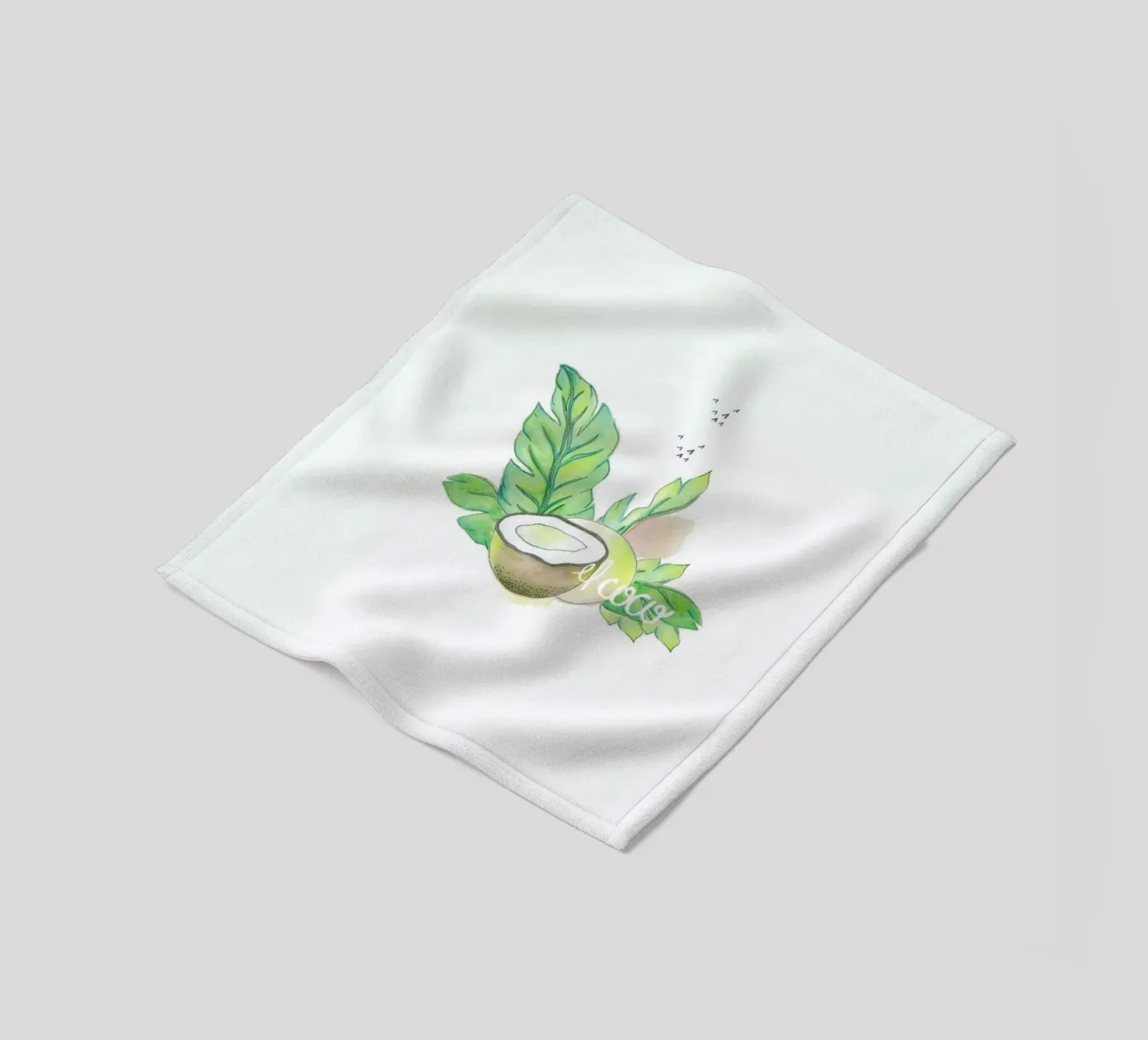 El Coco fleece blanket by Sandra De Leon