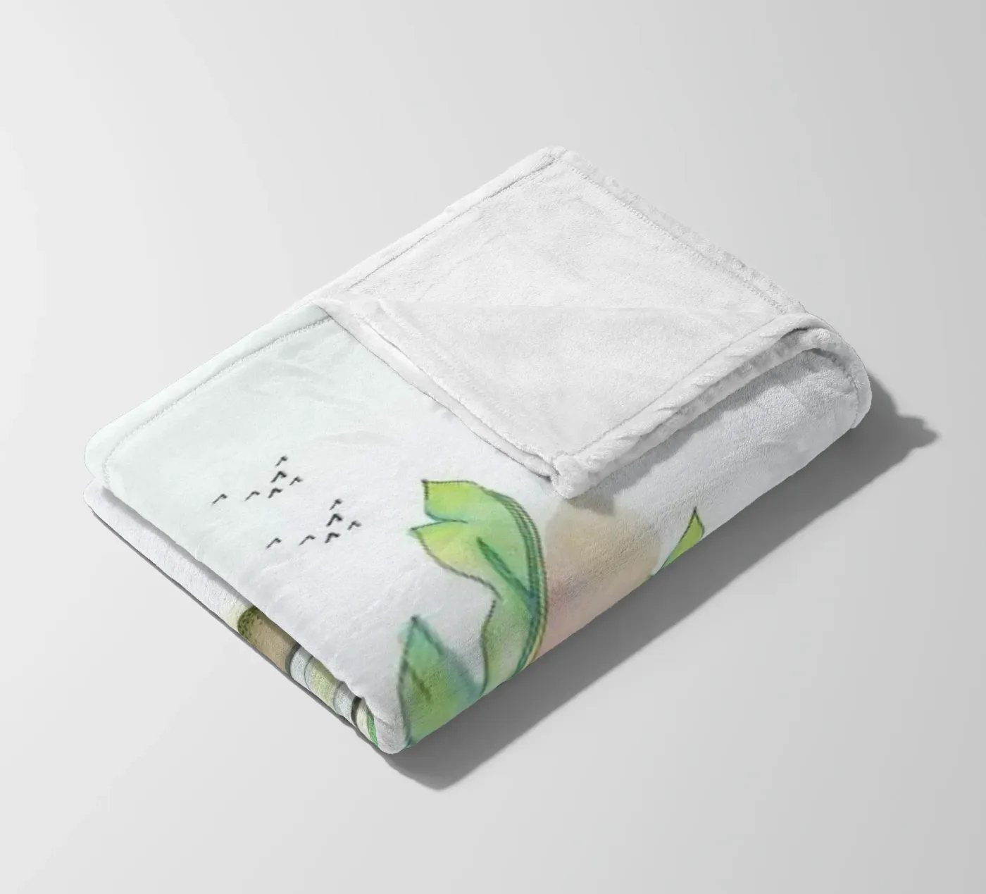 El Coco fleece blanket by Sandra De Leon