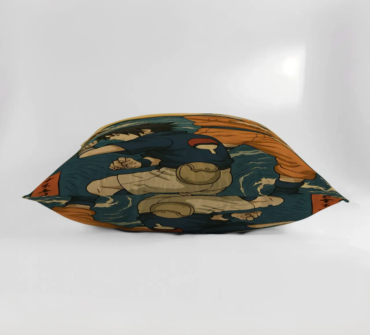 Vintage Naruto and Sasuke Japan Art cuscino da KakiHanryJP