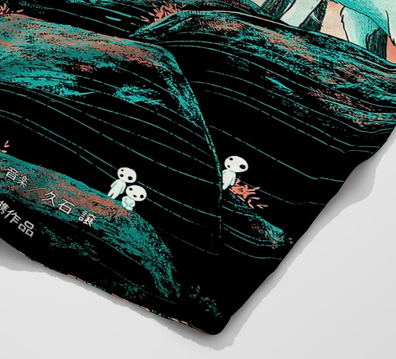 La principessa e il lupo bianco coperta in pile da Shin Store