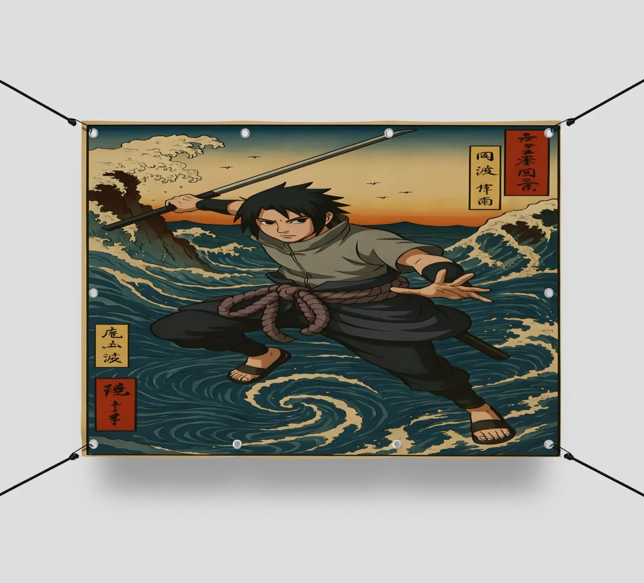 Vintage sasuke Japan Art telo in pvc da KakiHanryJP