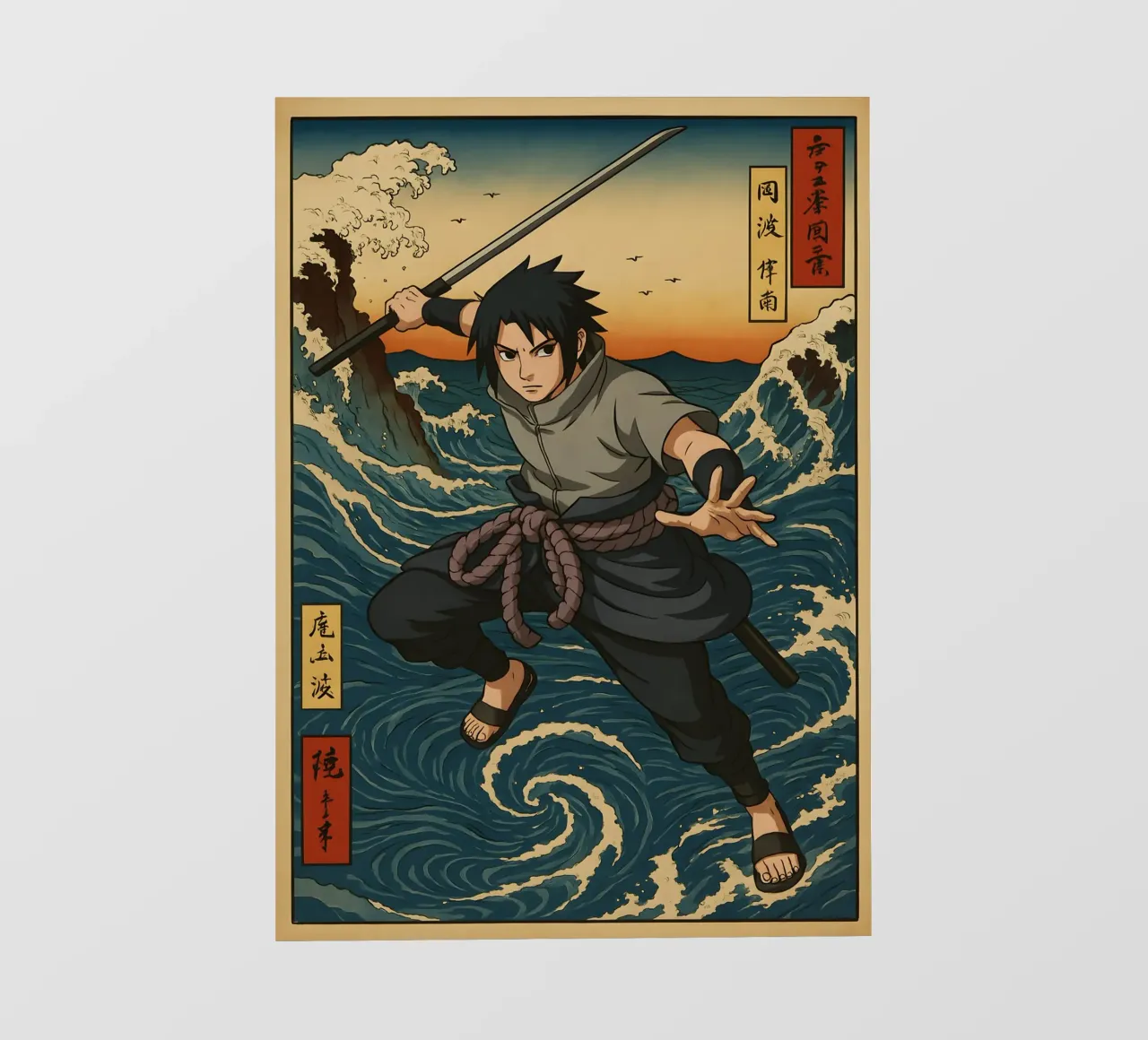 Vintage sasuke Japan Art telo in pvc da KakiHanryJP
