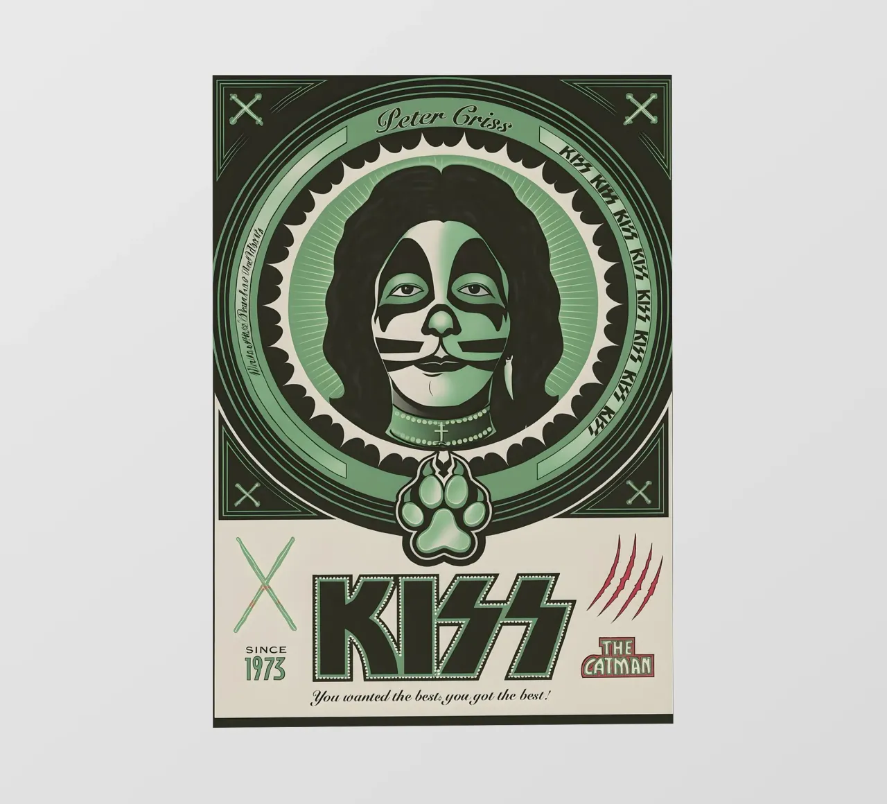 KISS Ace Frehley Dedication to my Heroes! 2015 Poster backlit film by DGUnder