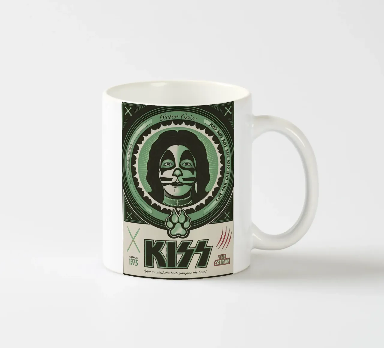 KISS Ace Frehley Dedication to my Heroes! 2015 Poster ceramic mug by DGUnder