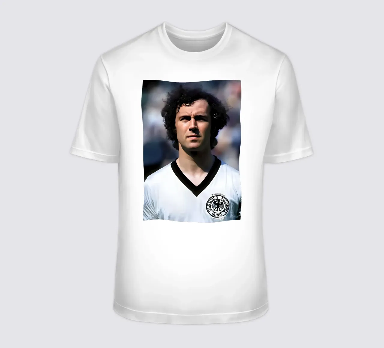 Franz Beckenbauer t-shirt by Low poly art