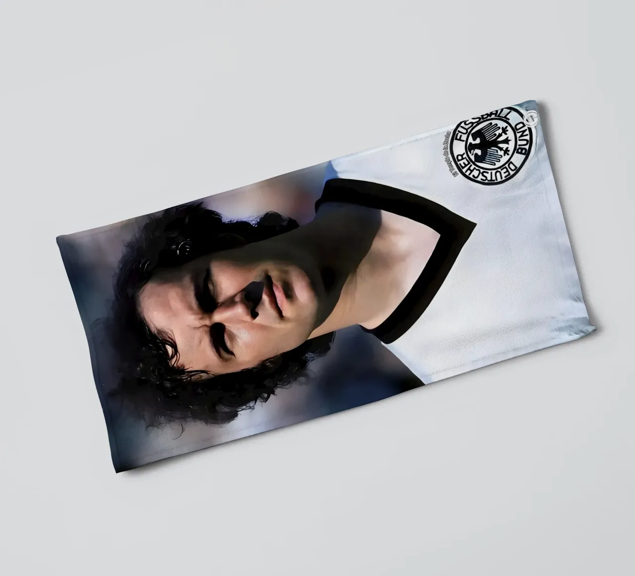 Franz Beckenbauer asciugamano da bagno da Low poly art