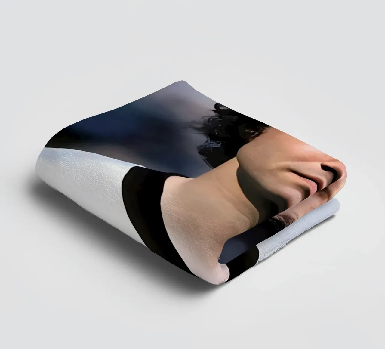 Franz Beckenbauer asciugamano da bagno da Low poly art