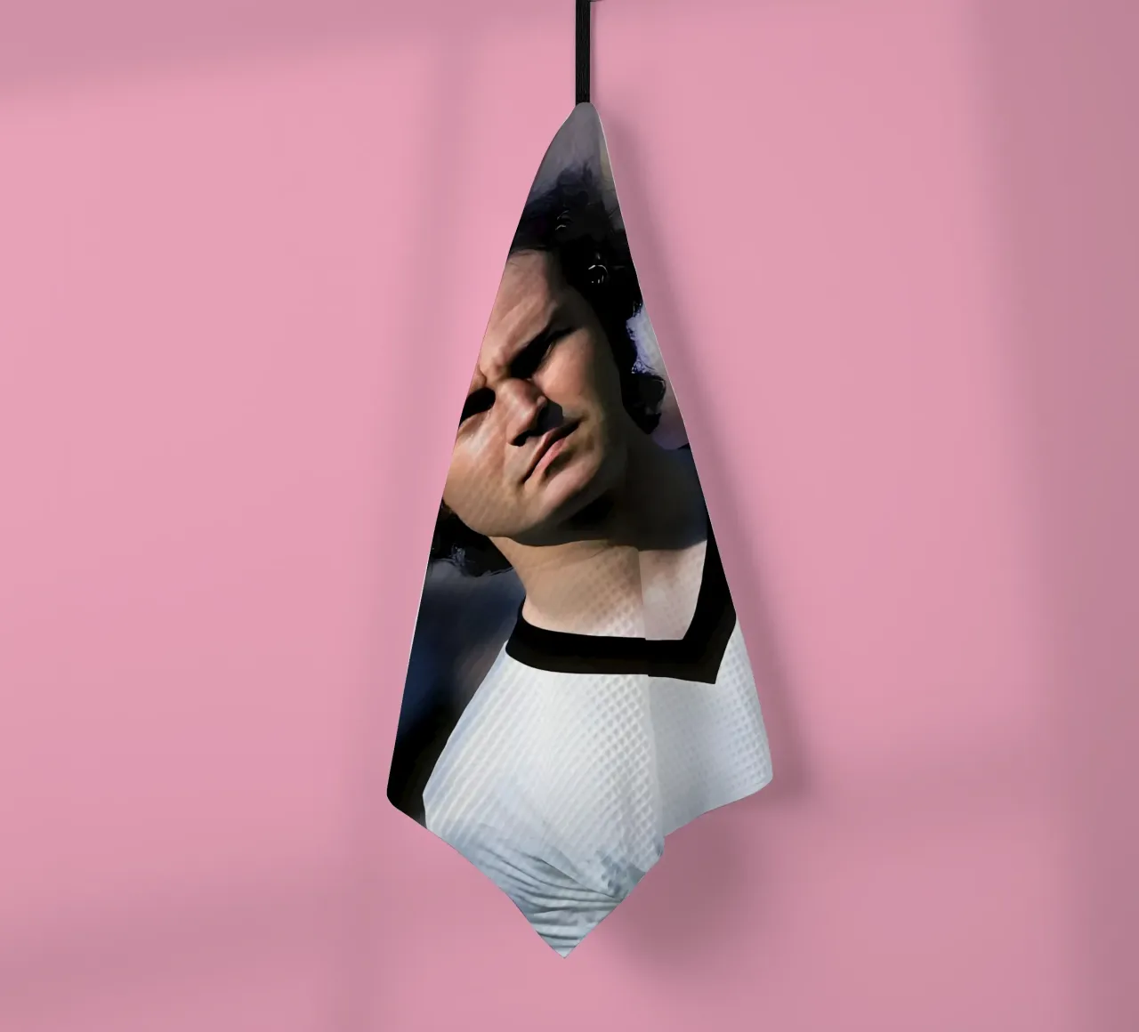 Franz Beckenbauer canovaccio da cucina da Low poly art