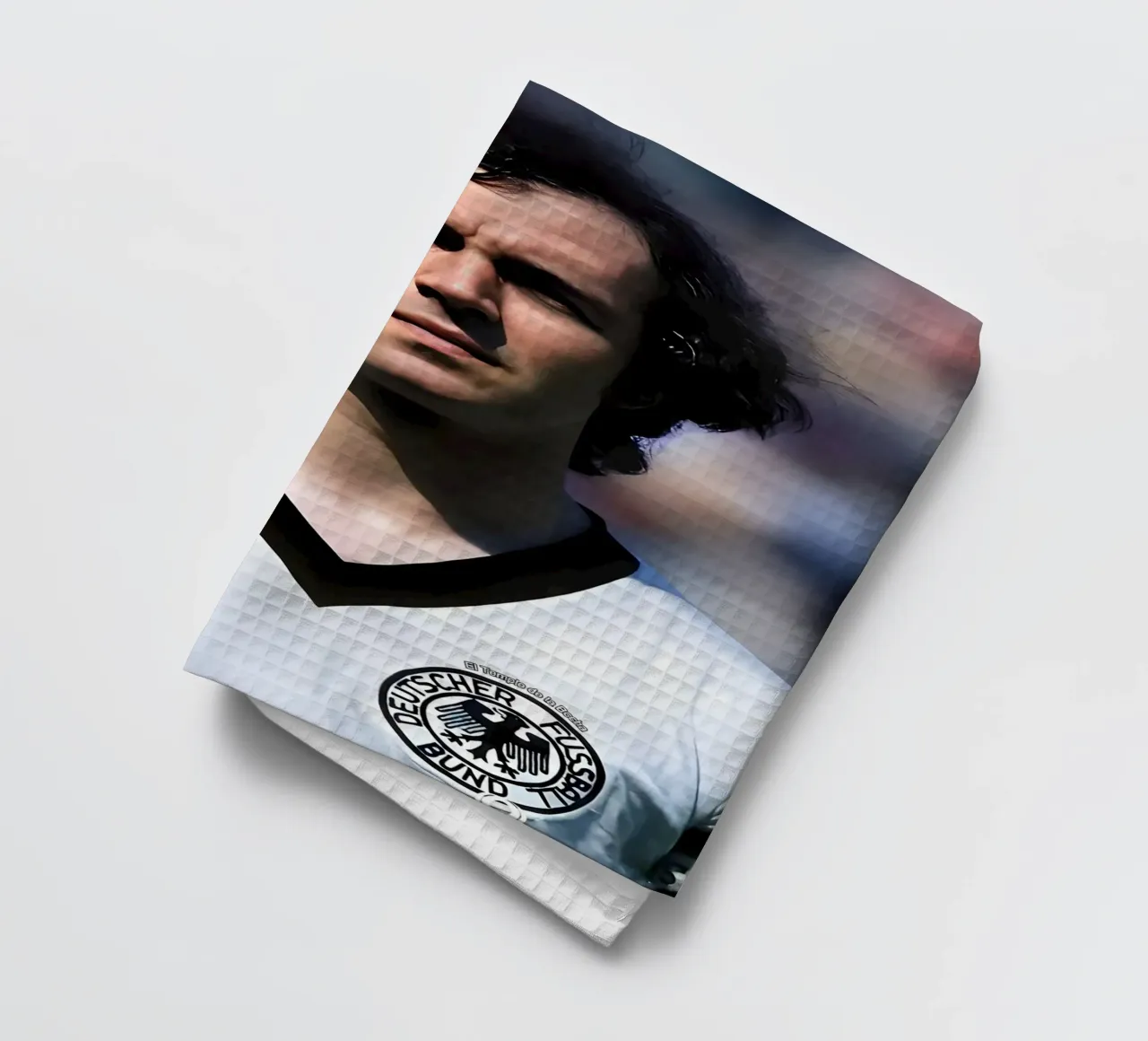 Franz Beckenbauer canovaccio da cucina da Low poly art