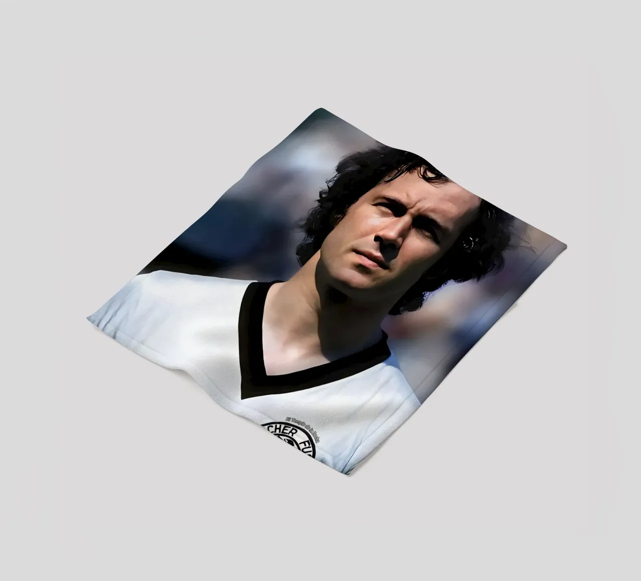 Franz Beckenbauer coperta in pile da Low poly art