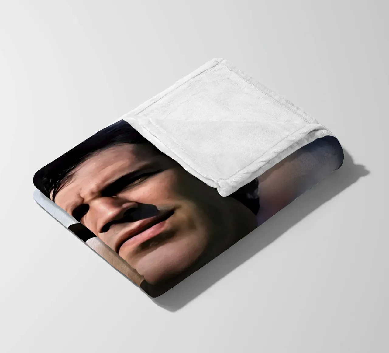 Franz Beckenbauer coperta in pile da Low poly art