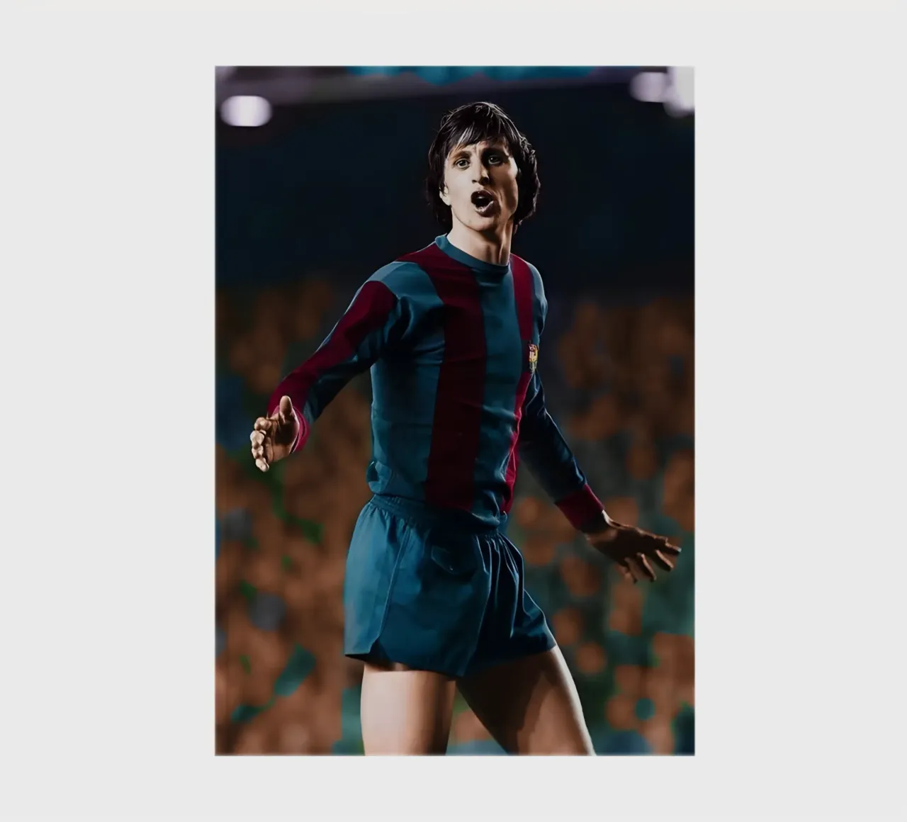Johan Cruyff diario da Low poly art