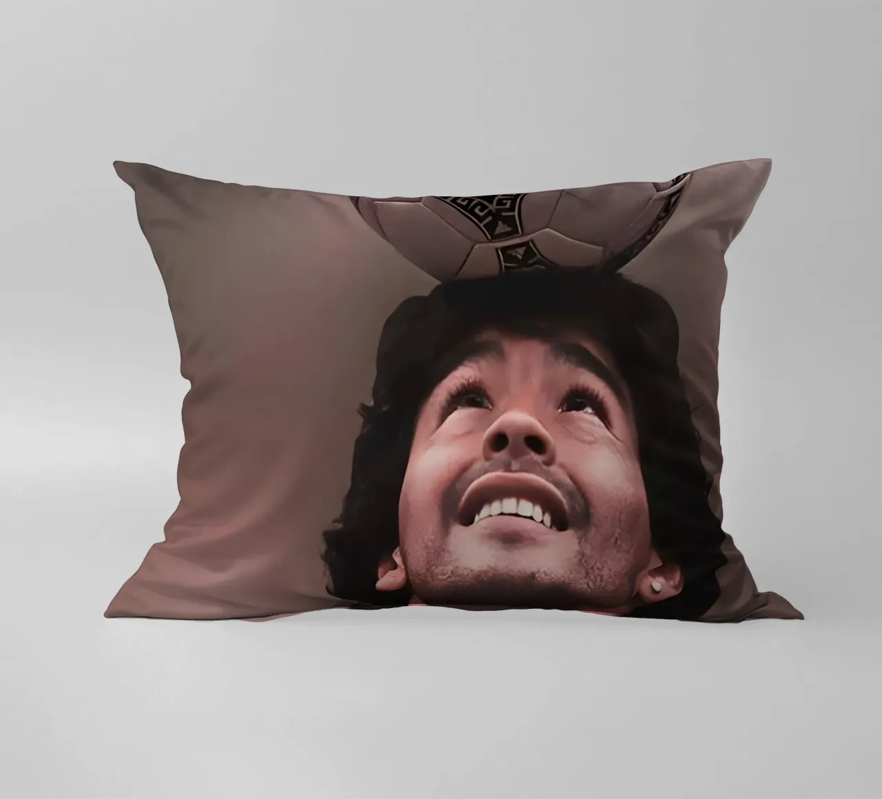 Maradona cuscino da Low poly art
