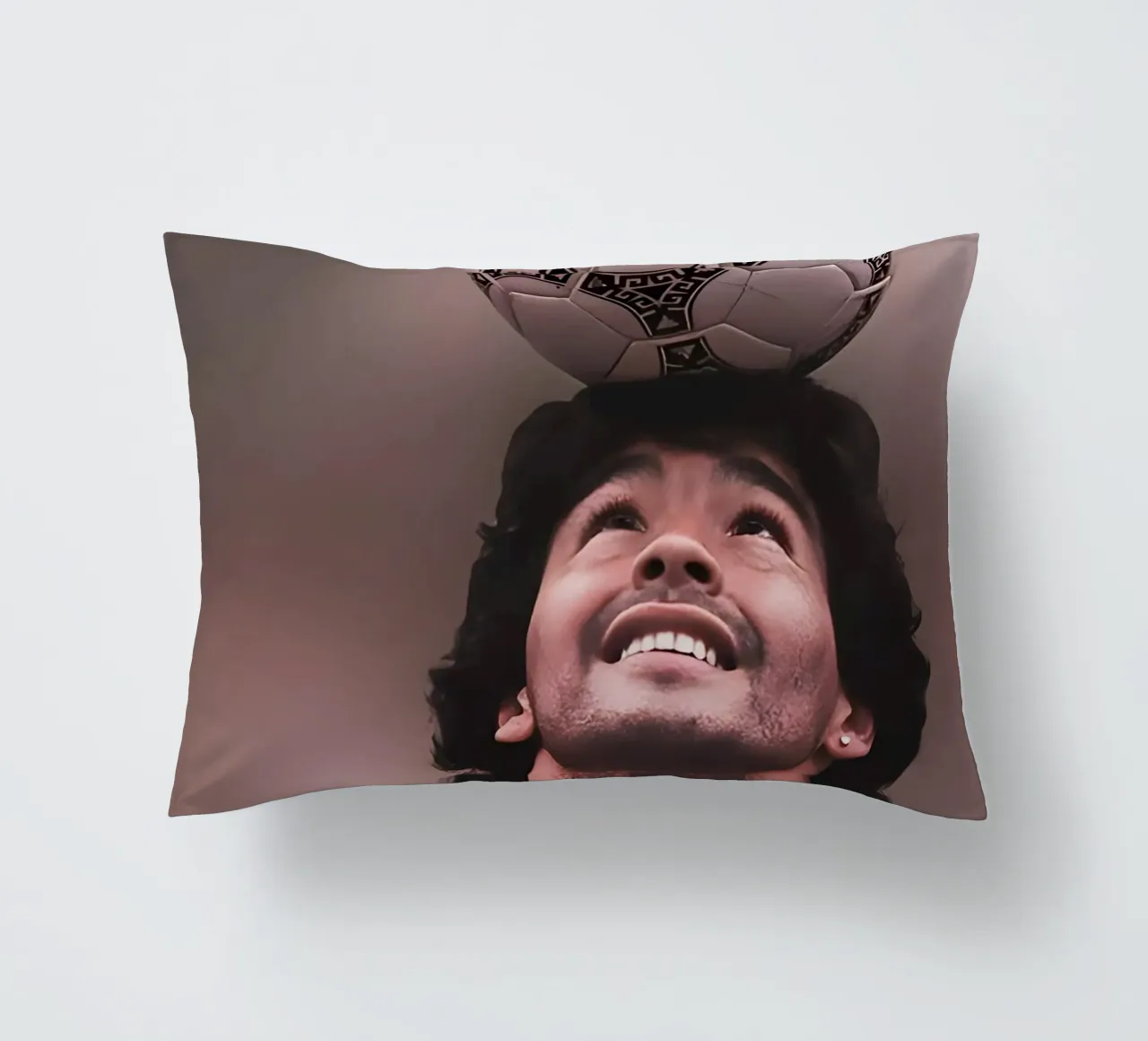 Maradona cuscino da Low poly art