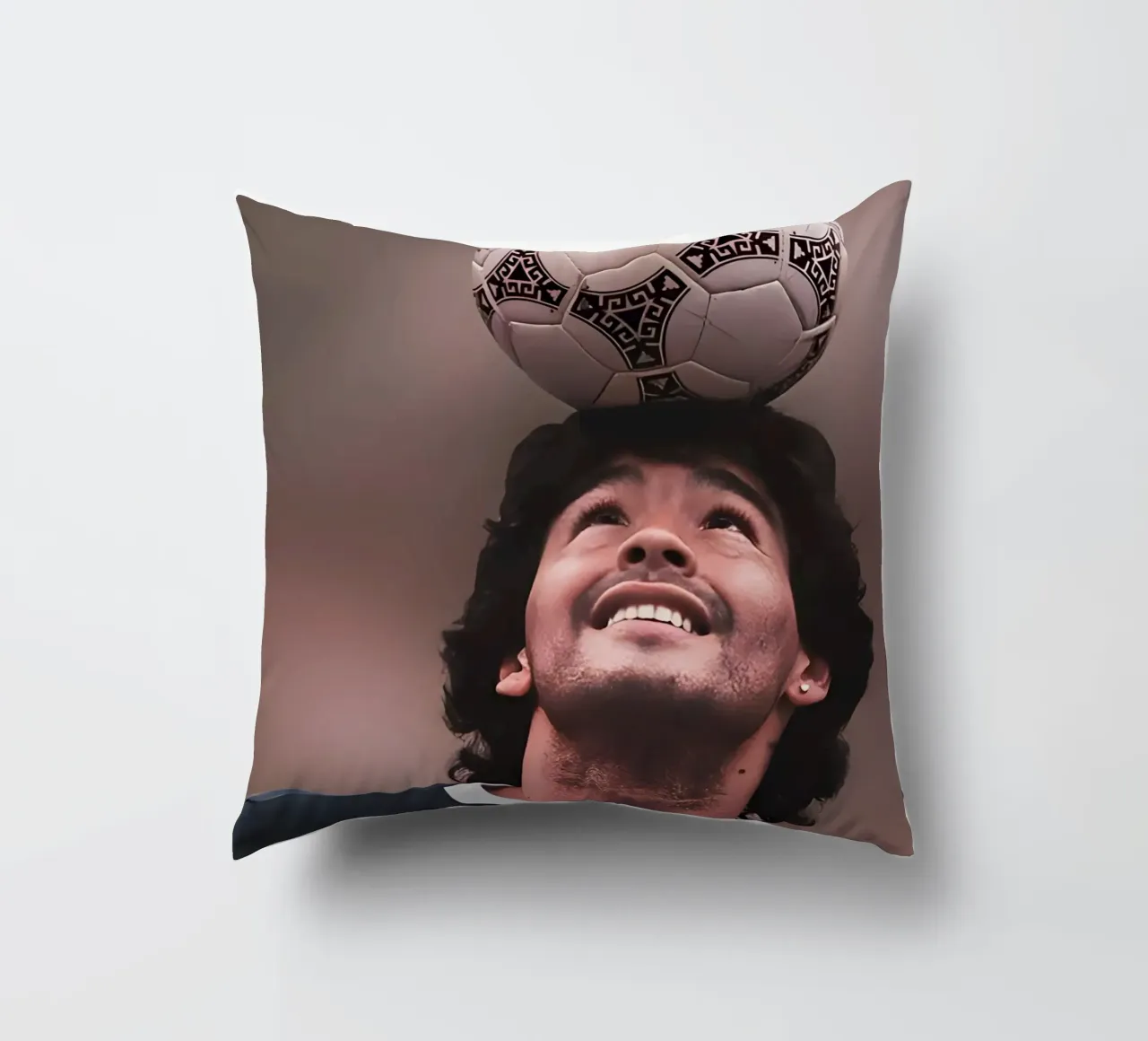 Maradona cuscino da Low poly art