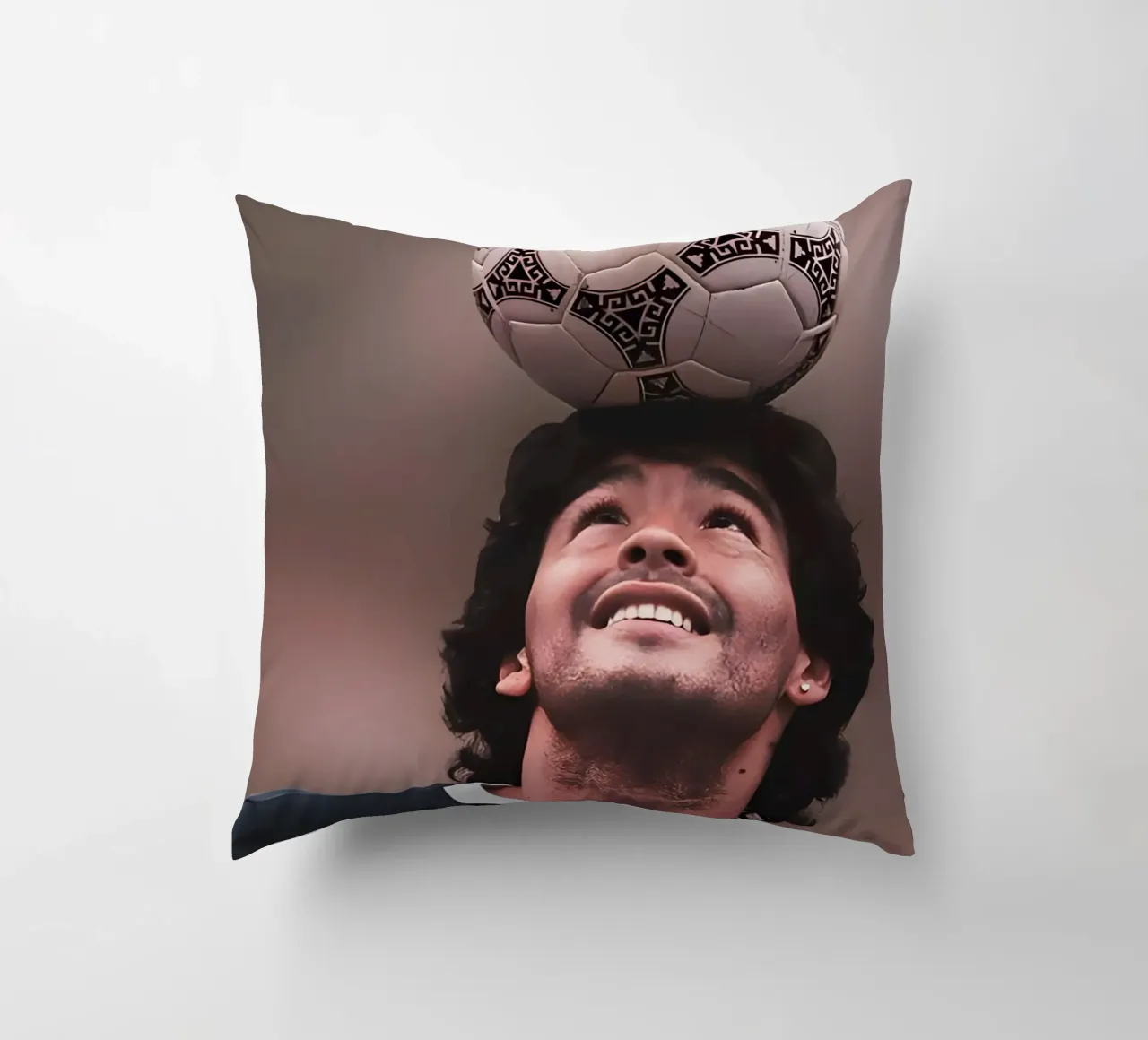 Maradona cuscino da Low poly art