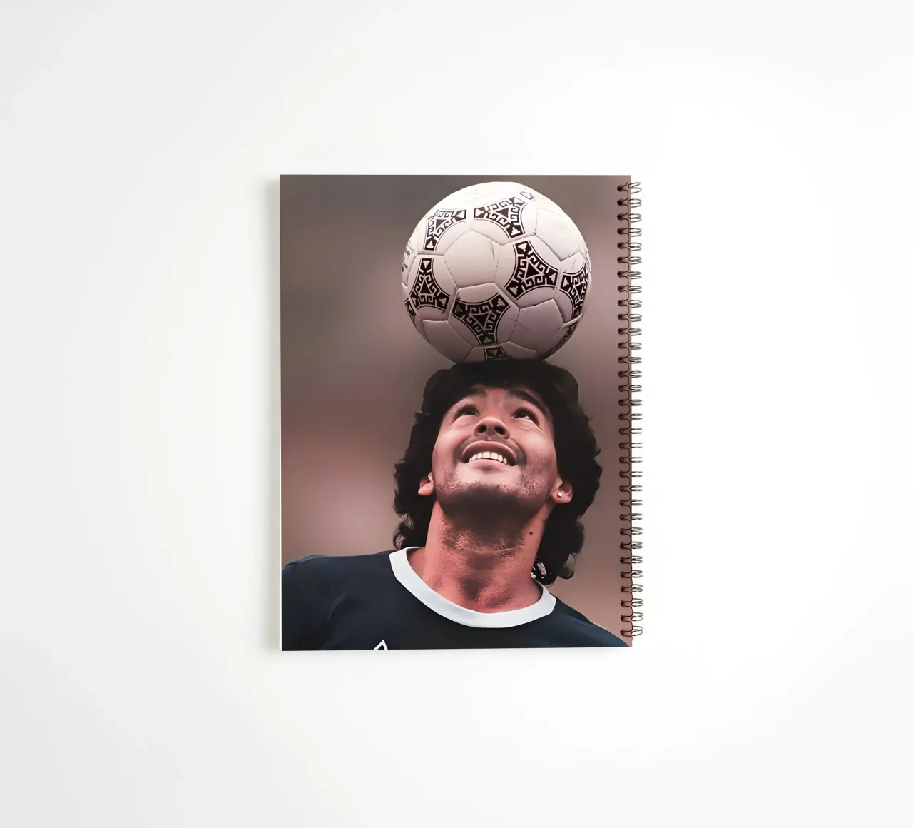 Maradona Ringbuch von Low poly art