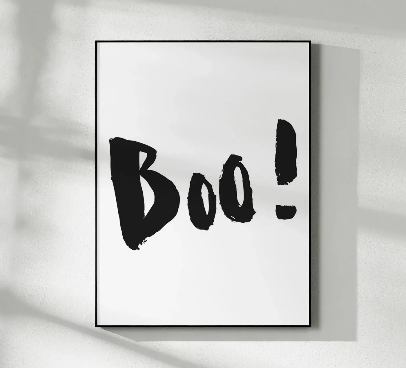 Boo! Typografie plexiglass da Brushmeetspaper