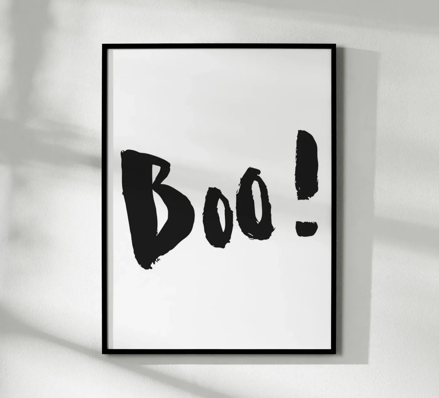 Boo! Typografie poster da Brushmeetspaper