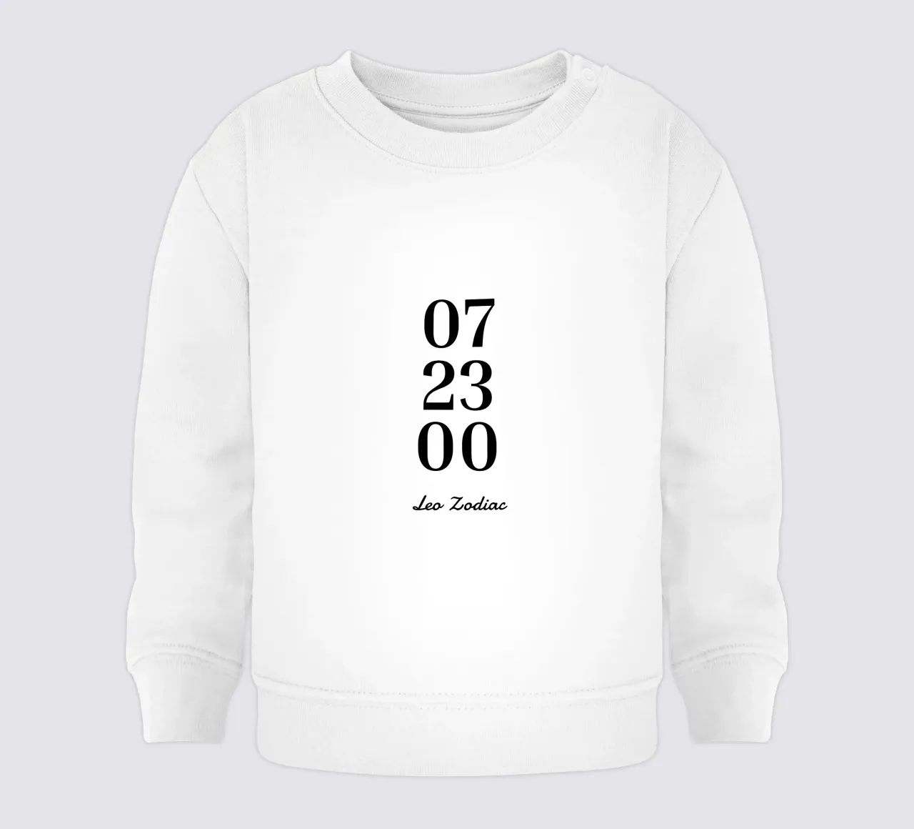 Zodiaco personalizzato felpa neonato da YV TYPOGRAPHY