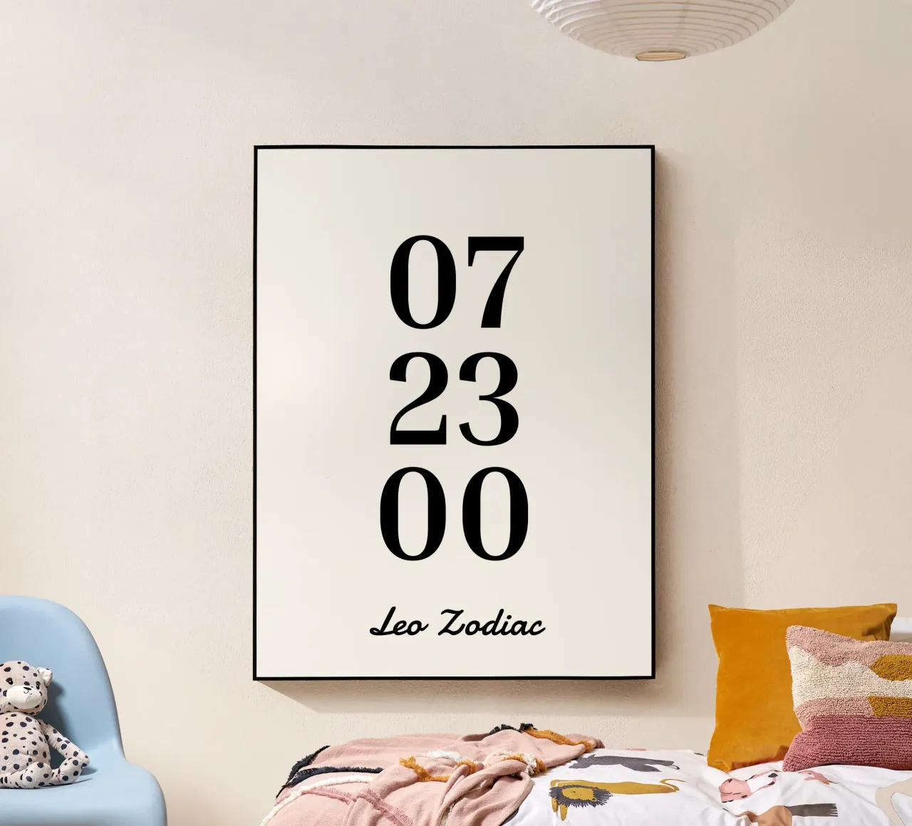 Gepersonaliseerde dierenriem acryl van YV TYPOGRAPHY