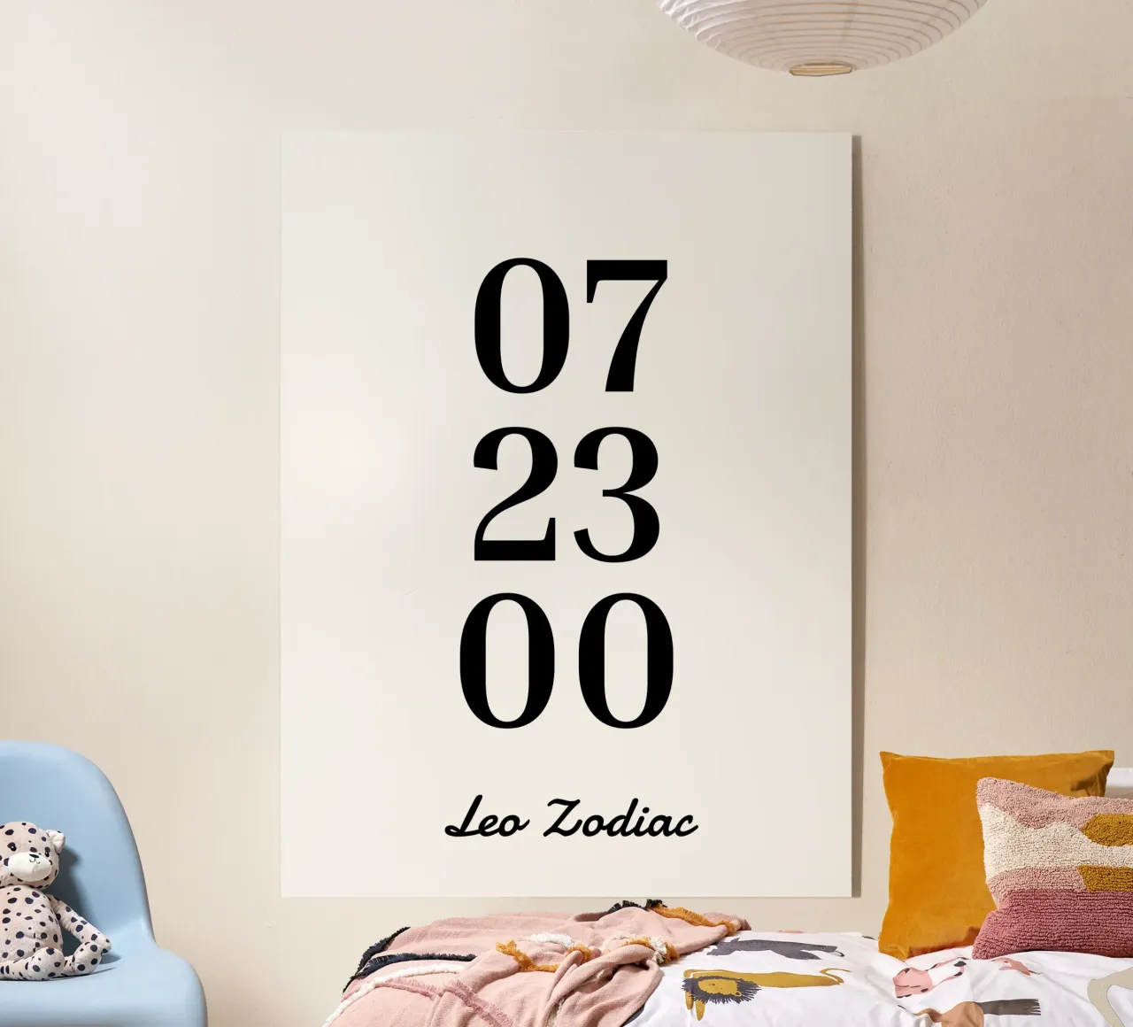 Gepersonaliseerde dierenriem acryl van YV TYPOGRAPHY